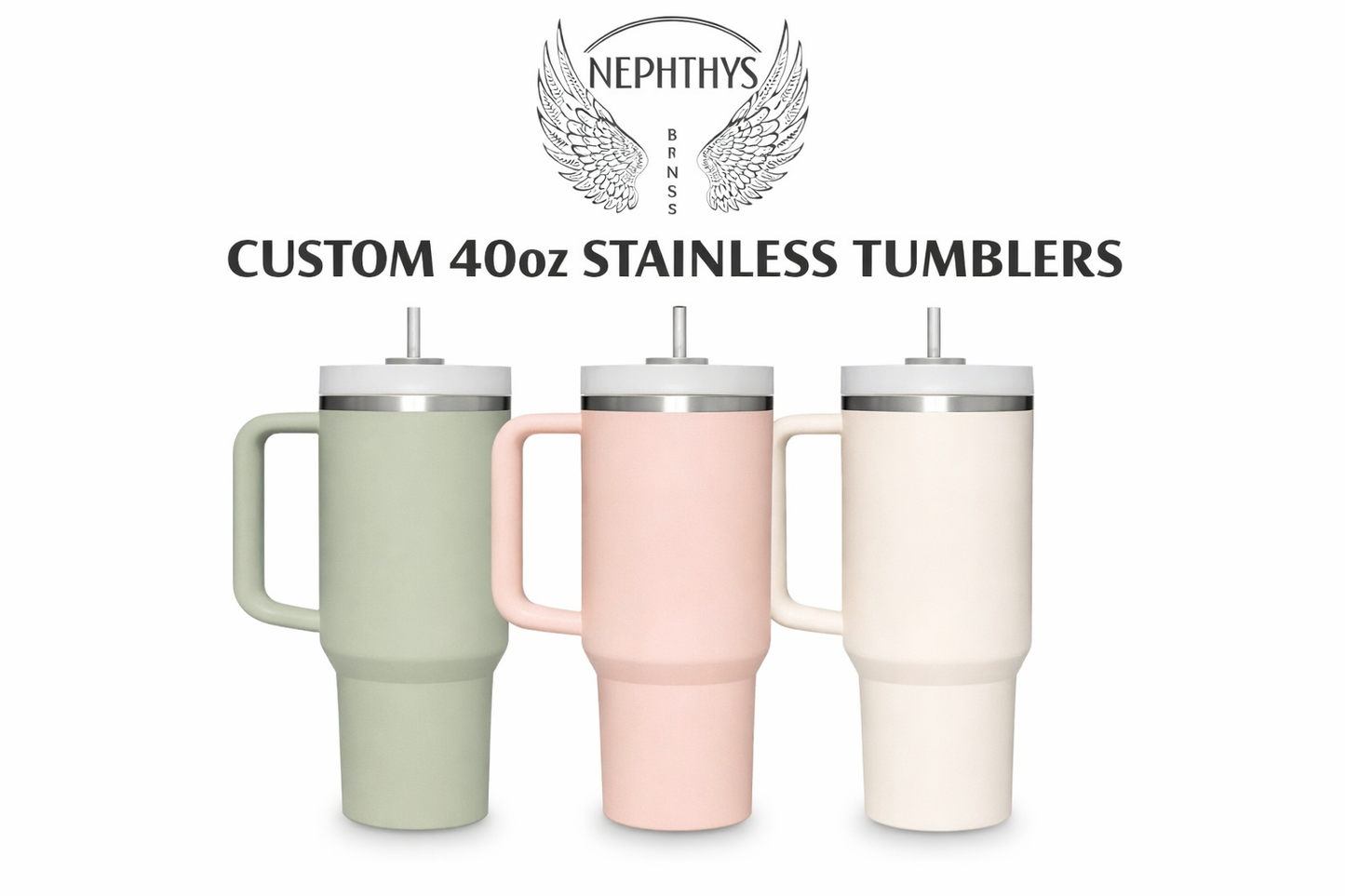 4 - Custom 40oz tumblers (dupes)