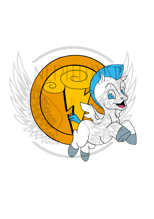 Baby Pegasus SVG